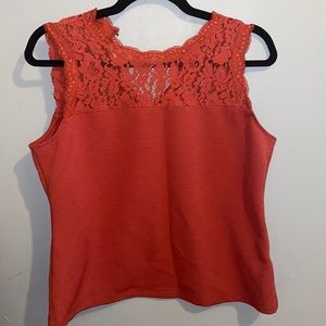 NY&Co pretty lace design blouse . Perfect for the office.